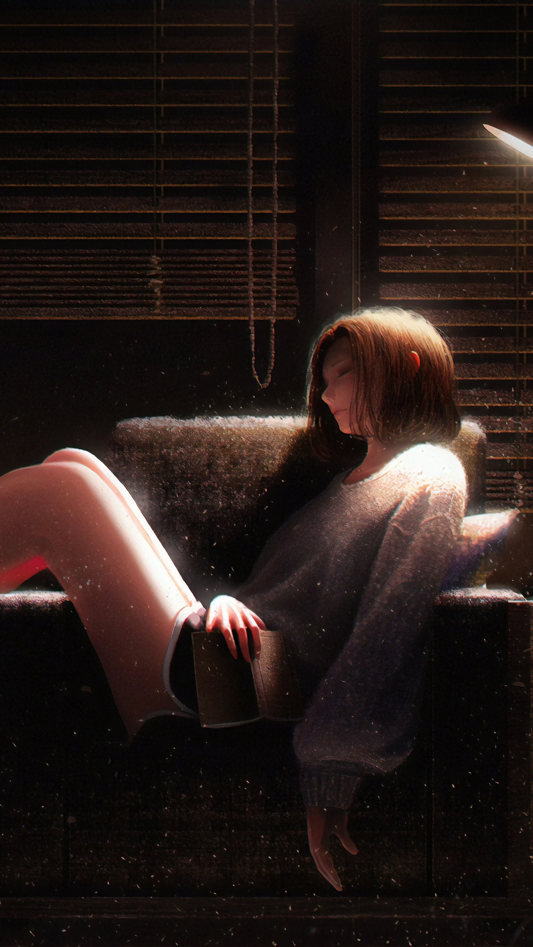 Обои свет, освещение, человеческое тело, плоть, темнота в разрешении 1080x1920