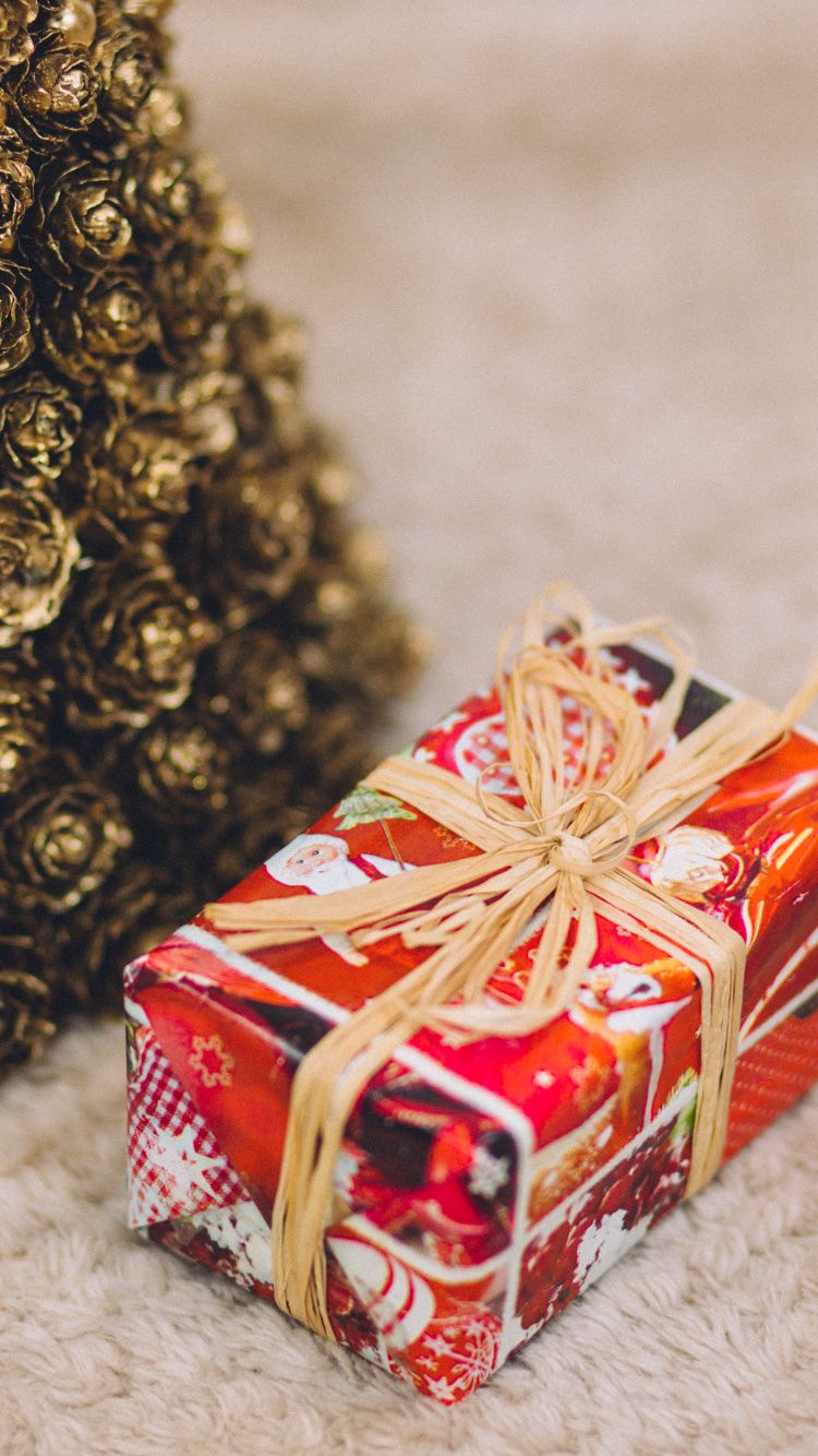 Обои Рождество и курортный сезон, Дед Мороз, Рождество, орнамент, Рождественский день в разрешении 750x1334