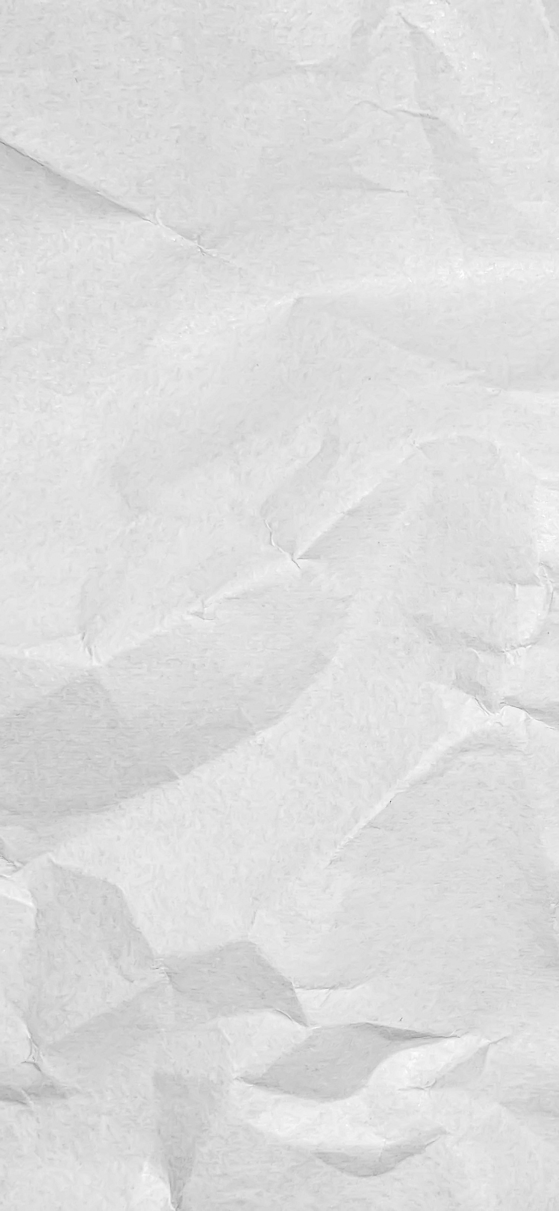 Обои бумага, белые, бумага используемая, монохромный режим, рисование в разрешении 1125x2436