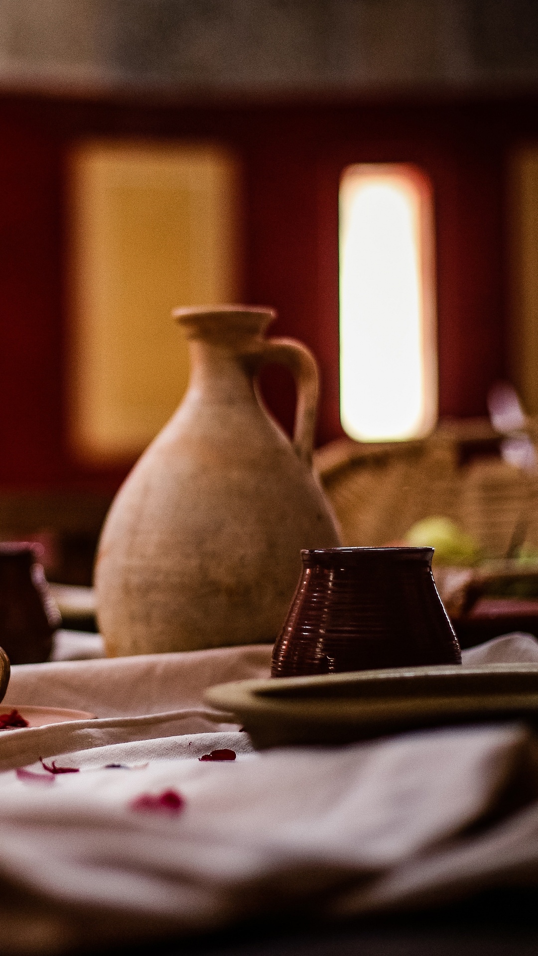 Обои блюда, натюрморт, комната, ресторан, таблица в разрешении 1080x1920