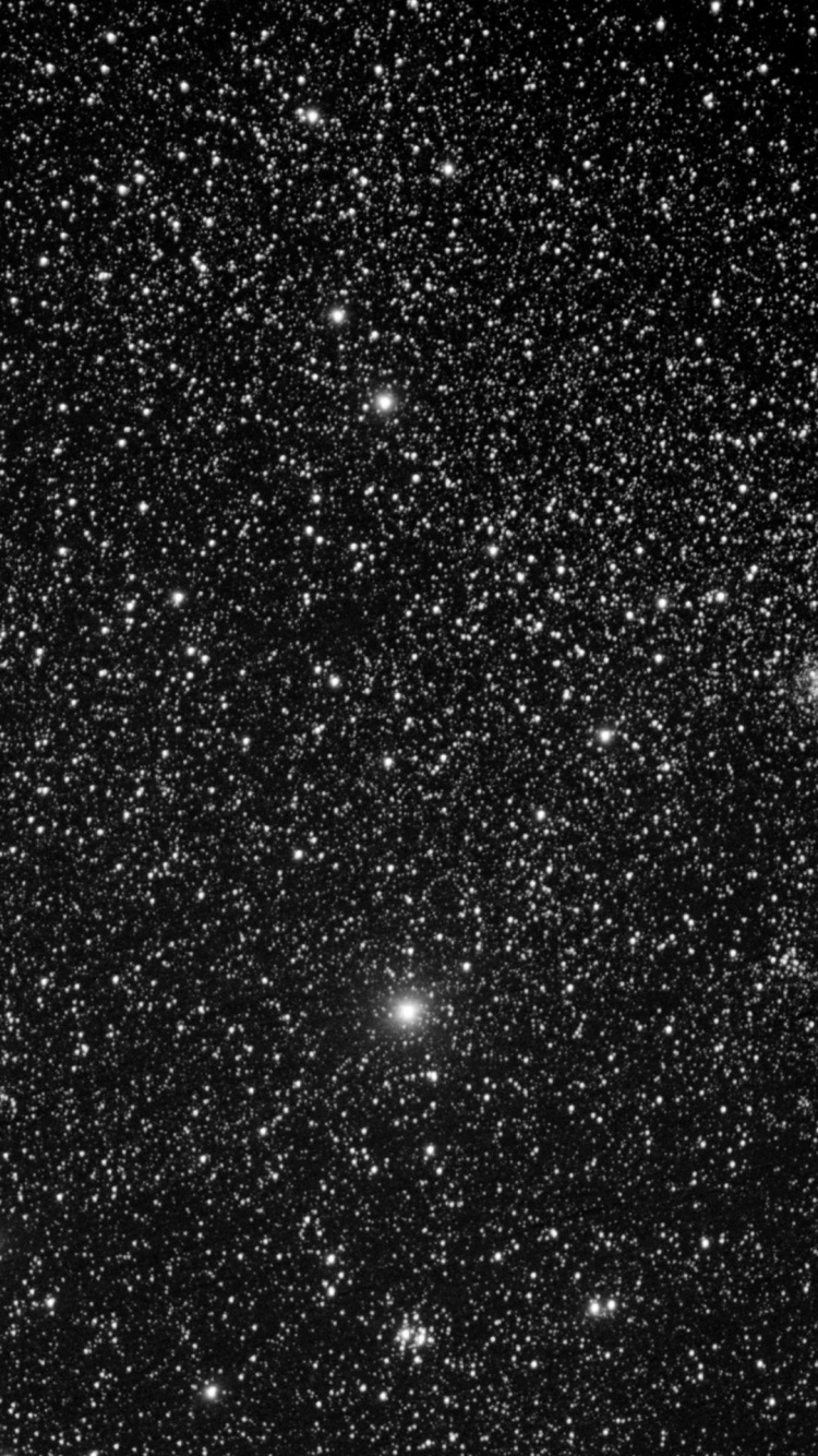 Обои атмосфера, черный и белый, астрономический объект, наука, полночь в разрешении 750x1334