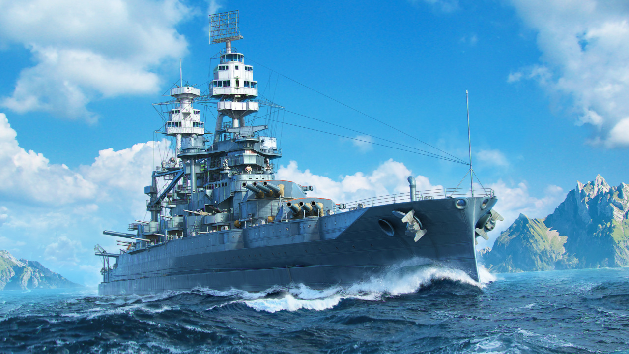 Обои мир боевых кораблей, Линкор, военный корабль, корабль, разрушитель в разрешении 1280x720