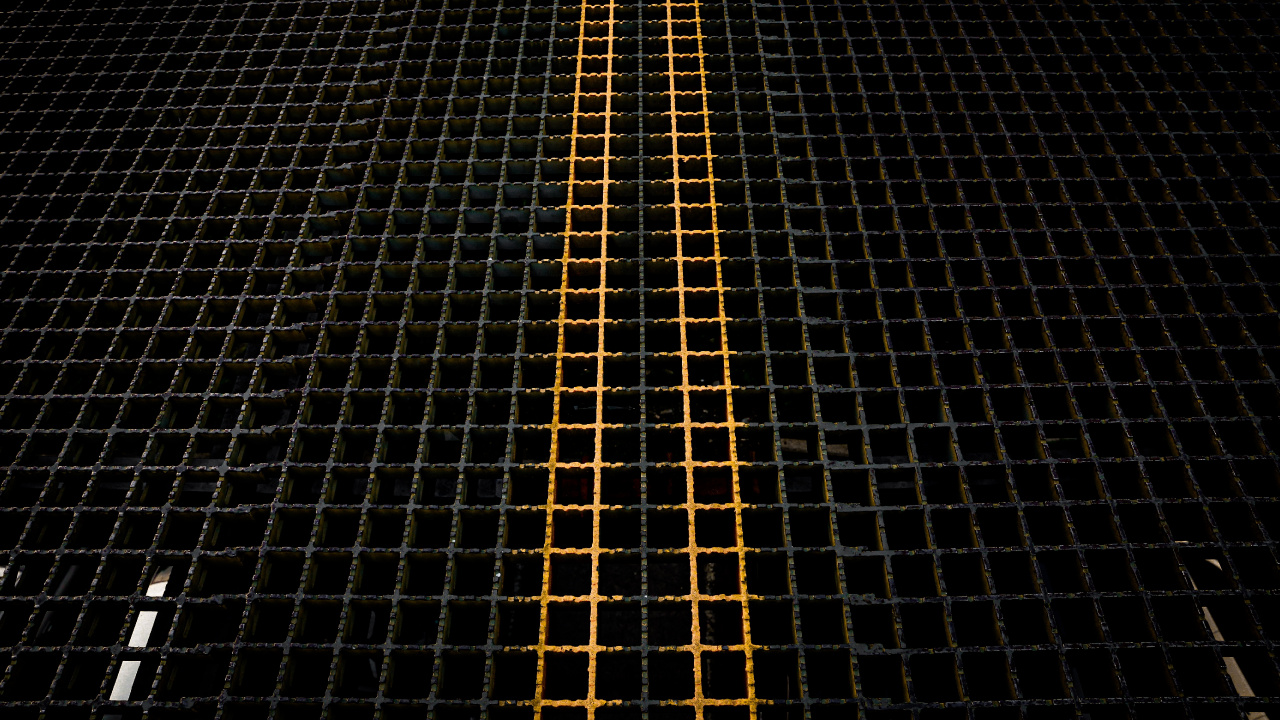 Обои черный, свет, линия, архитектура, узор в разрешении 1280x720