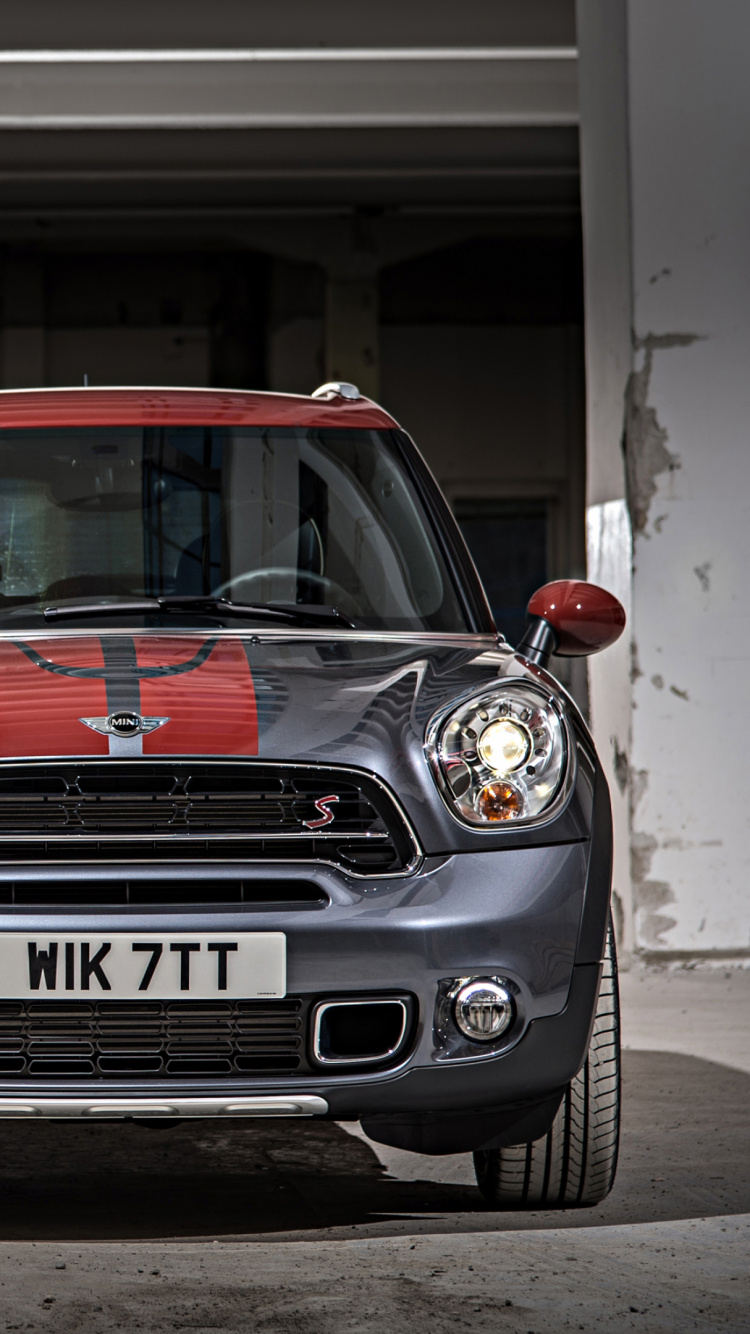 Обои мини, mini cooper, автомобильный экстерьер, моторный транспорт, дорога в разрешении 750x1334
