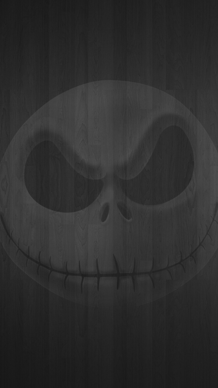 Обои черный, череп, кость, черный и белый, белый в разрешении 750x1334