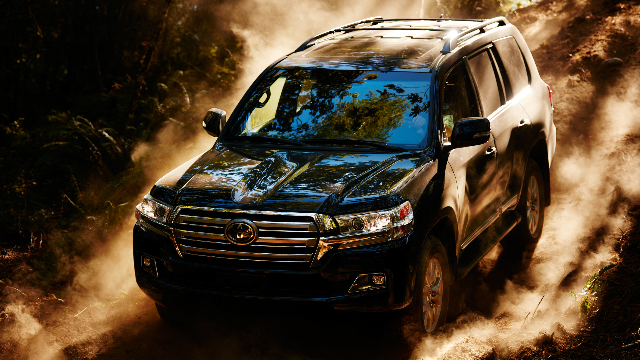 Обои 2019 Тойота Ленд Крузер, 2016 Тойота Ленд Крузер, 2018 Тойота Ленд Крузер, Тойота Ленд Крузер Прадо, 2017 Тойота Ленд Крузер в разрешении 2560x1440