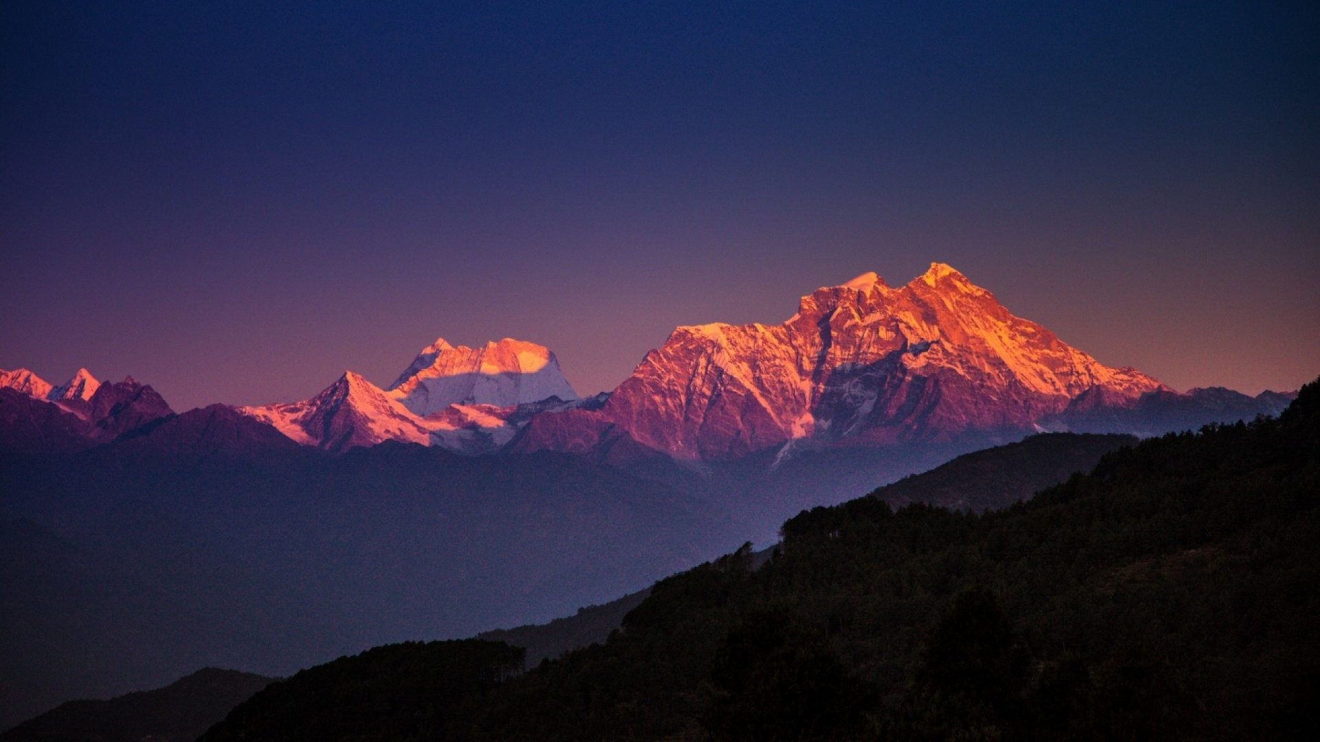 Обои гора, горный хребет, горный рельеф, природа, Альпы в разрешении 1920x1080