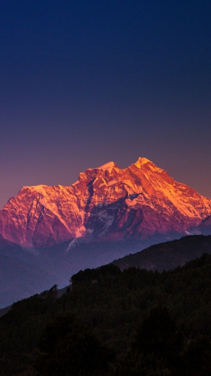 Обои гора, горный хребет, горный рельеф, природа, Альпы в разрешении 720x1280