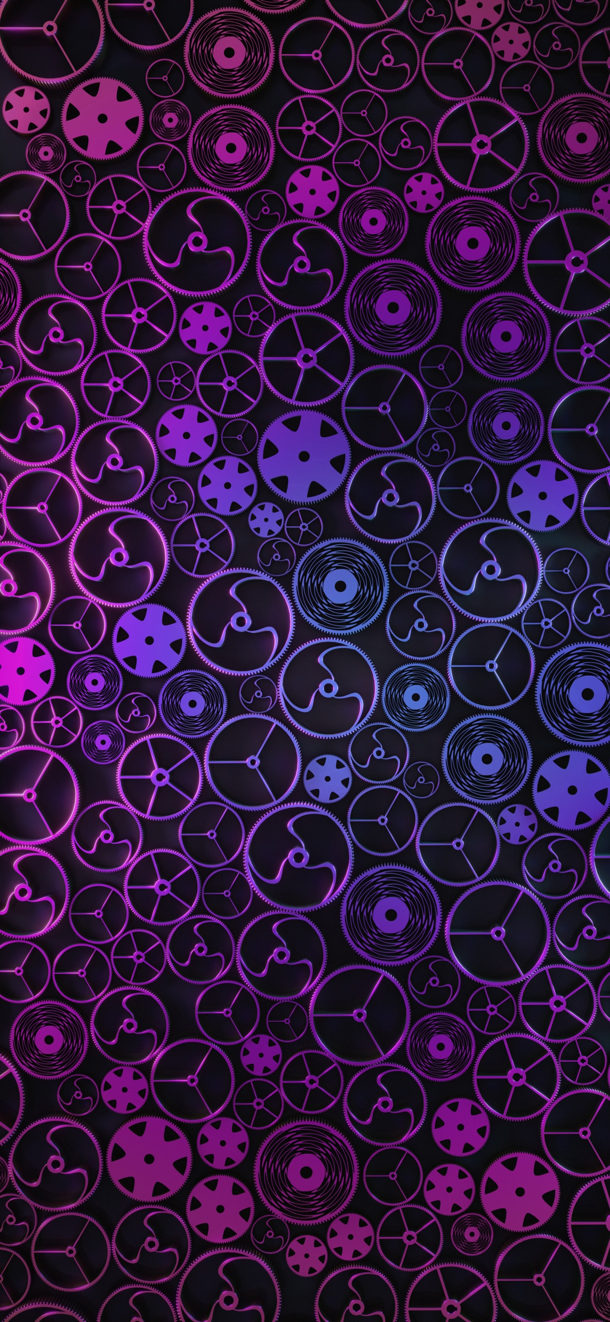 Обои узор, дизайн, Фиолетовый, красочность, пурпур в разрешении 1242x2688