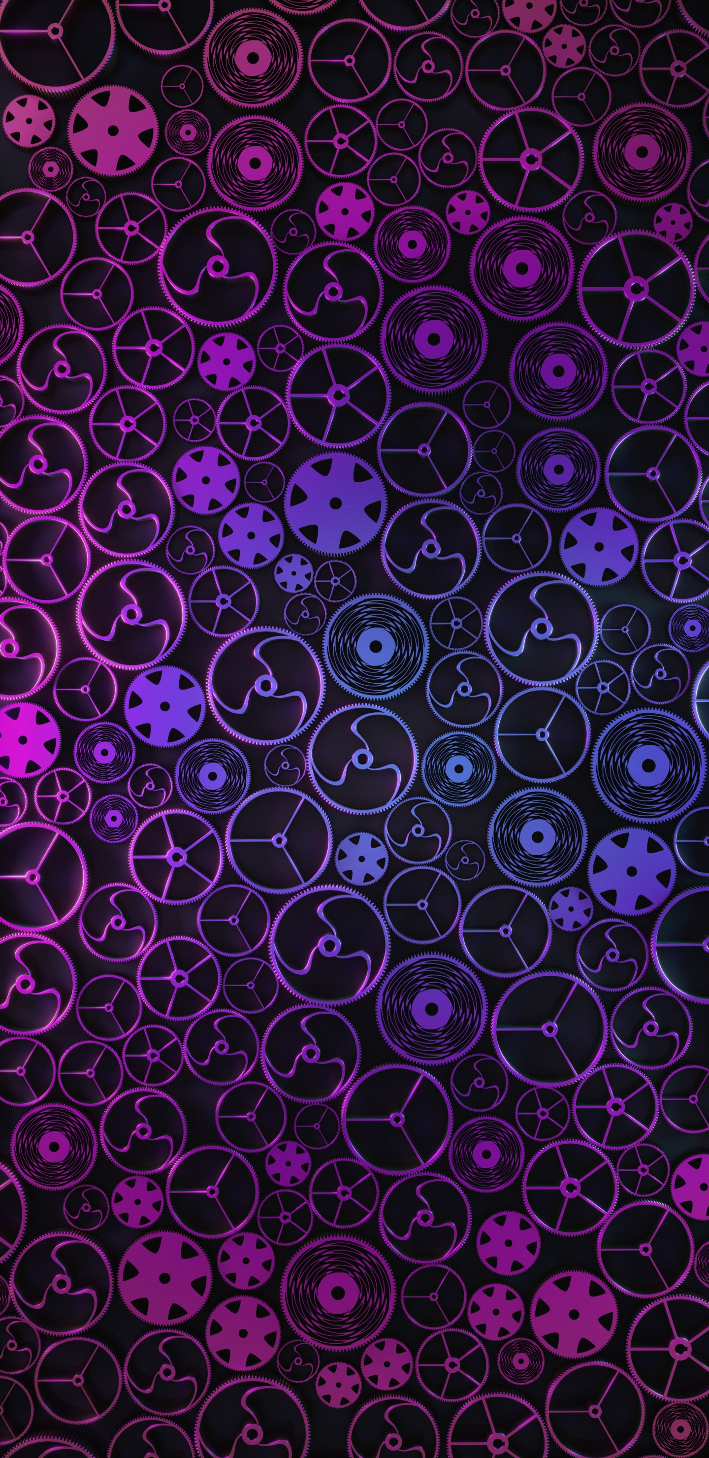 Обои узор, дизайн, Фиолетовый, красочность, пурпур в разрешении 1440x2960