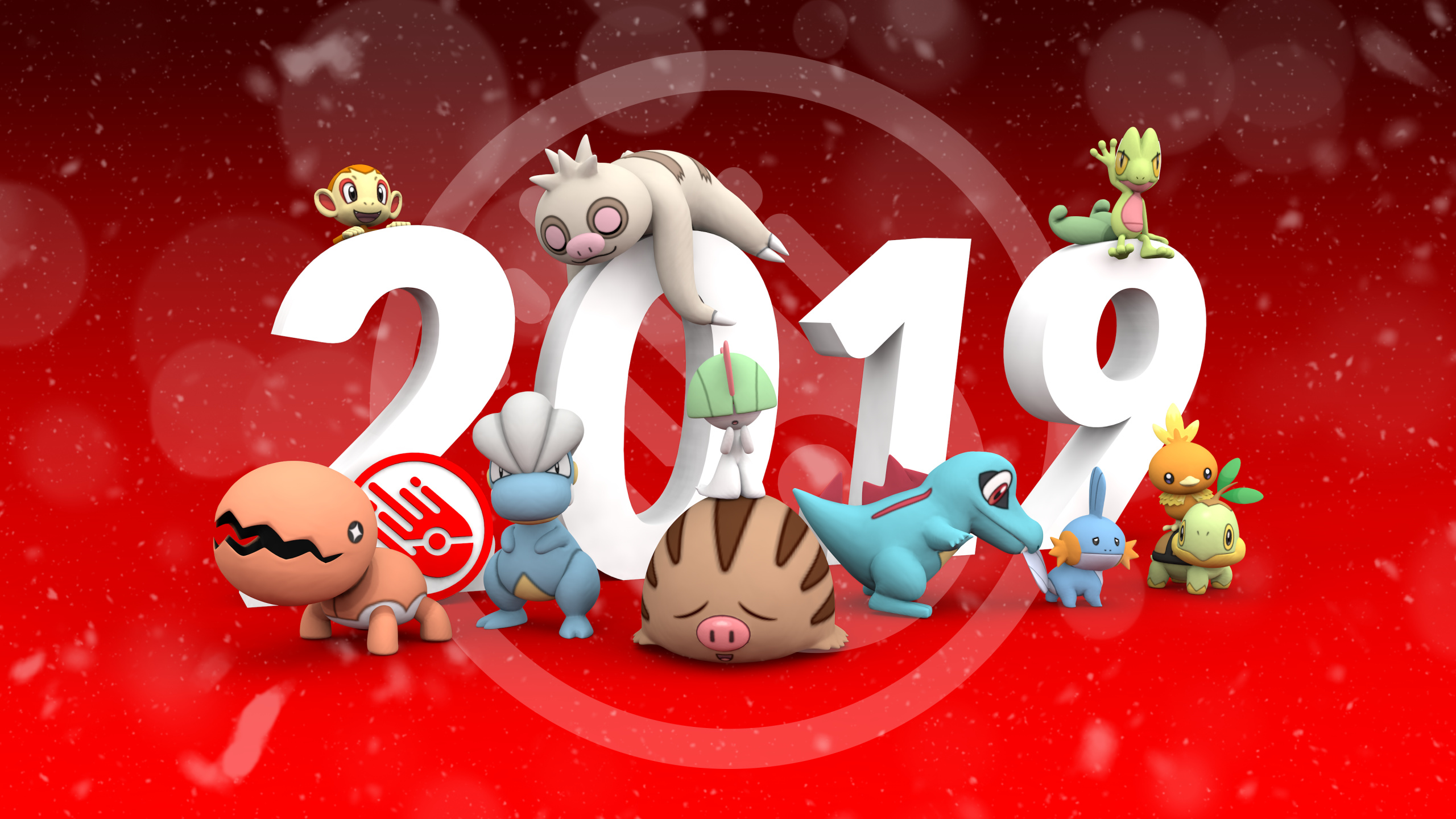 Обои мультфильм, красный цвет, Счастлив, событие, праздник в разрешении 2560x1440