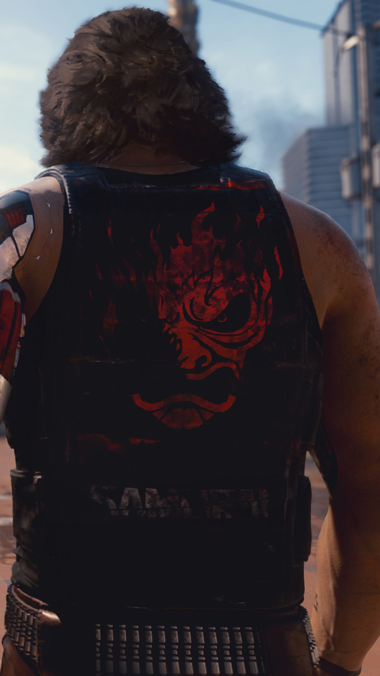 Обои Киберпанк 2077, cd projekt, снимок, компьютерная игра, фэшн в разрешении 750x1334