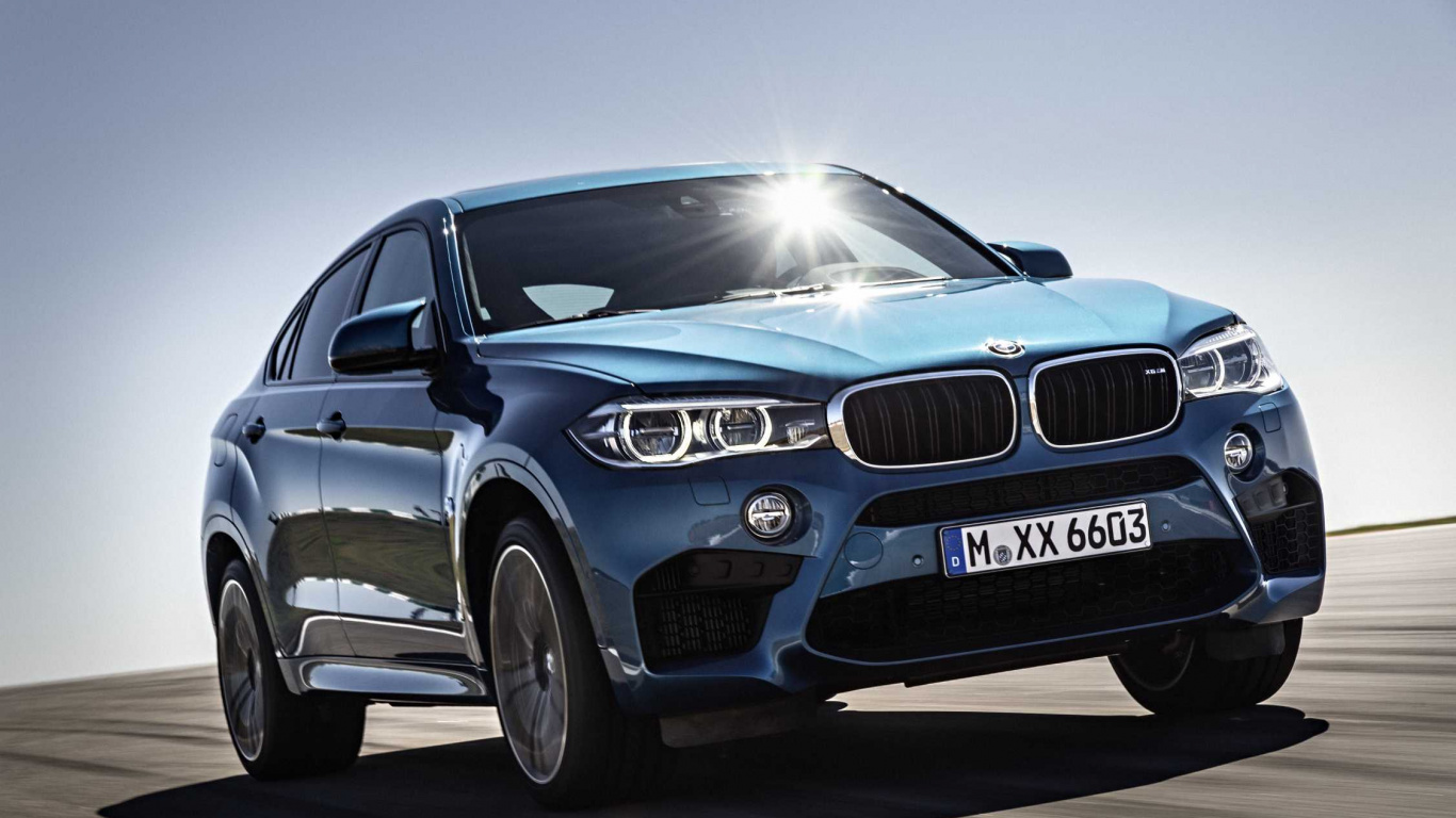 Обои 2015 БМВ Х6 М, 2015 БМВ Х5 М, bmw, bmw 5 series, авто в разрешении 1366x768