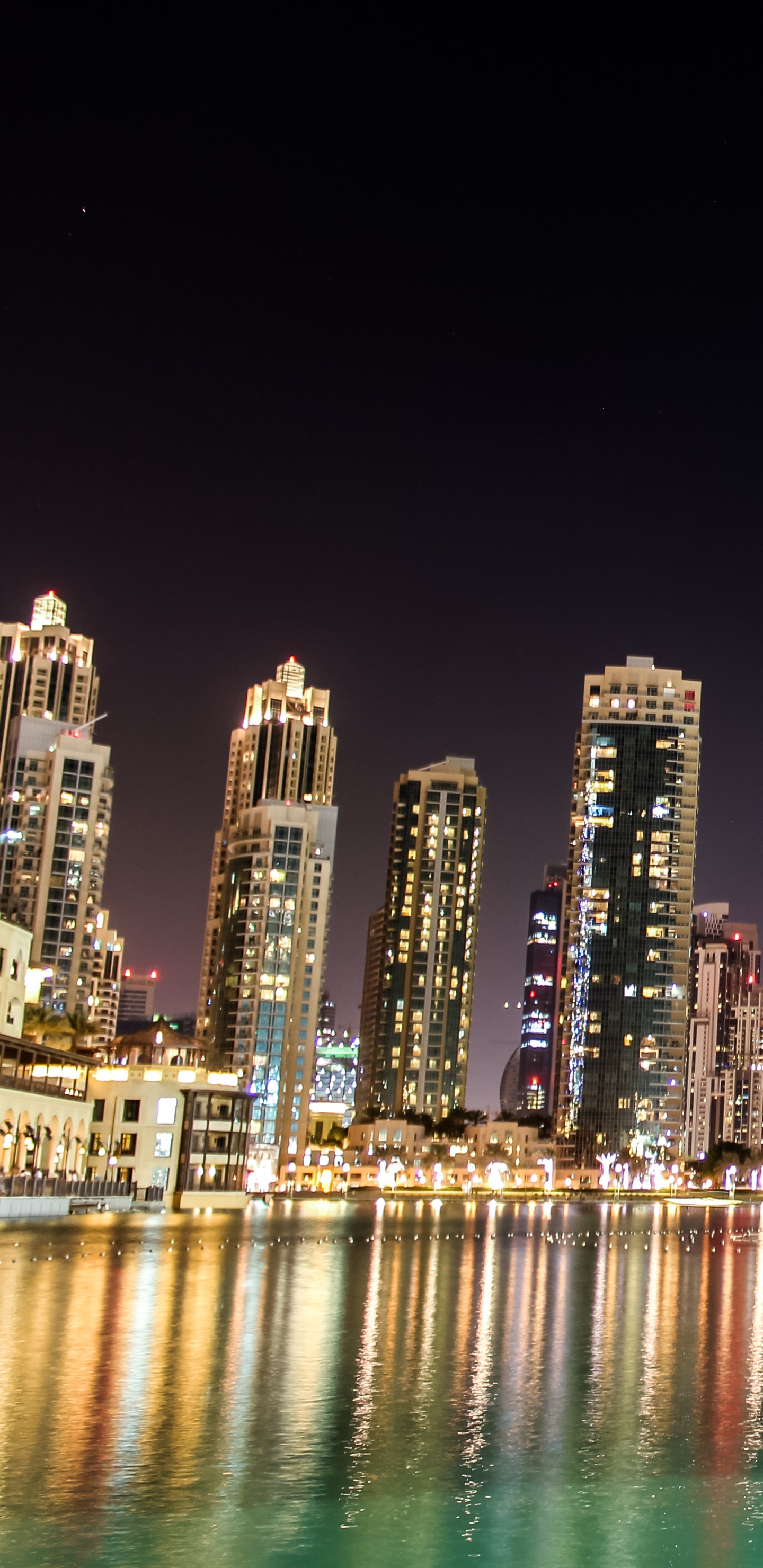 Обои город, городской пейзаж, линия горизонта, метрополия, ориентир в разрешении 1440x2960