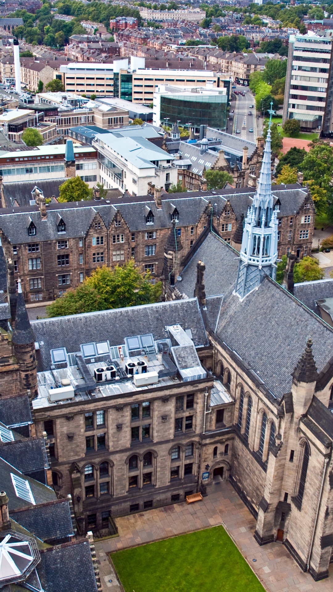 Обои кампус Университета Глазго, университет Глазго, Университет, кампус, студент в разрешении 1080x1920