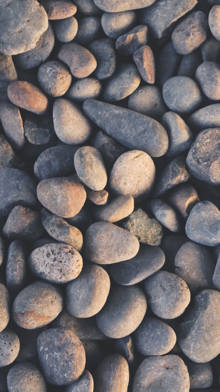 Обои рок, булыжник, гравий, материал, песок в разрешении 720x1280