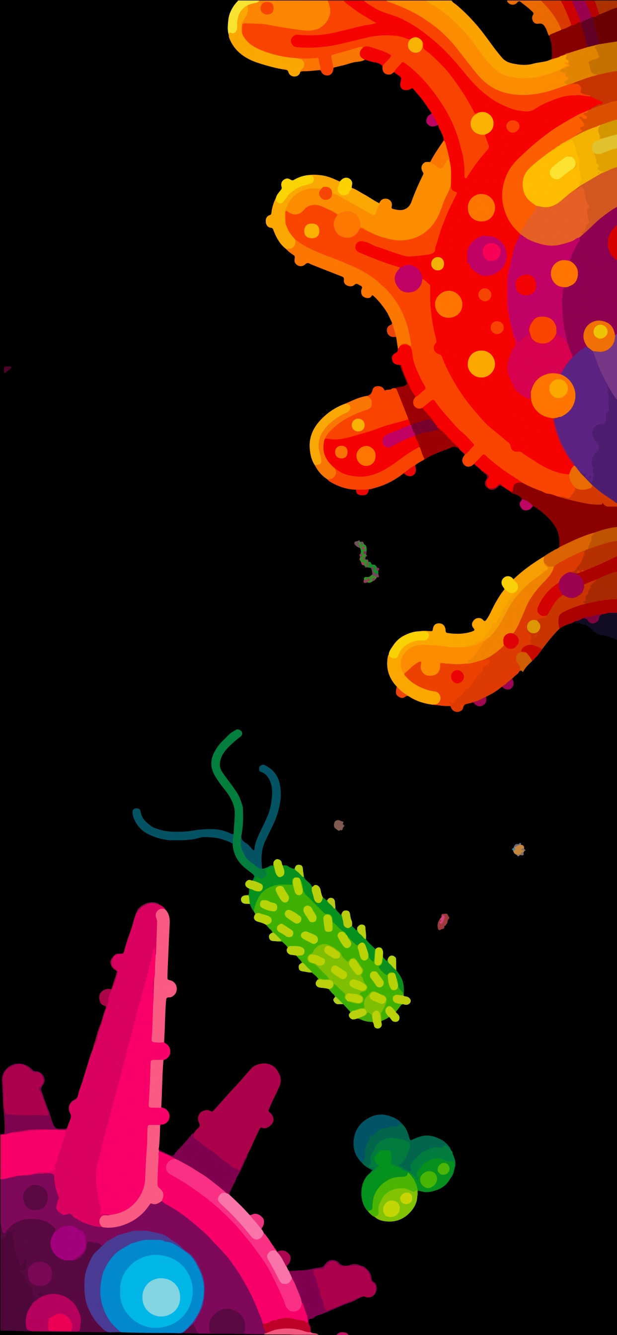 Обои короче, в двух словах, графический дизайн, свет, черный, газ в разрешении 1242x2688