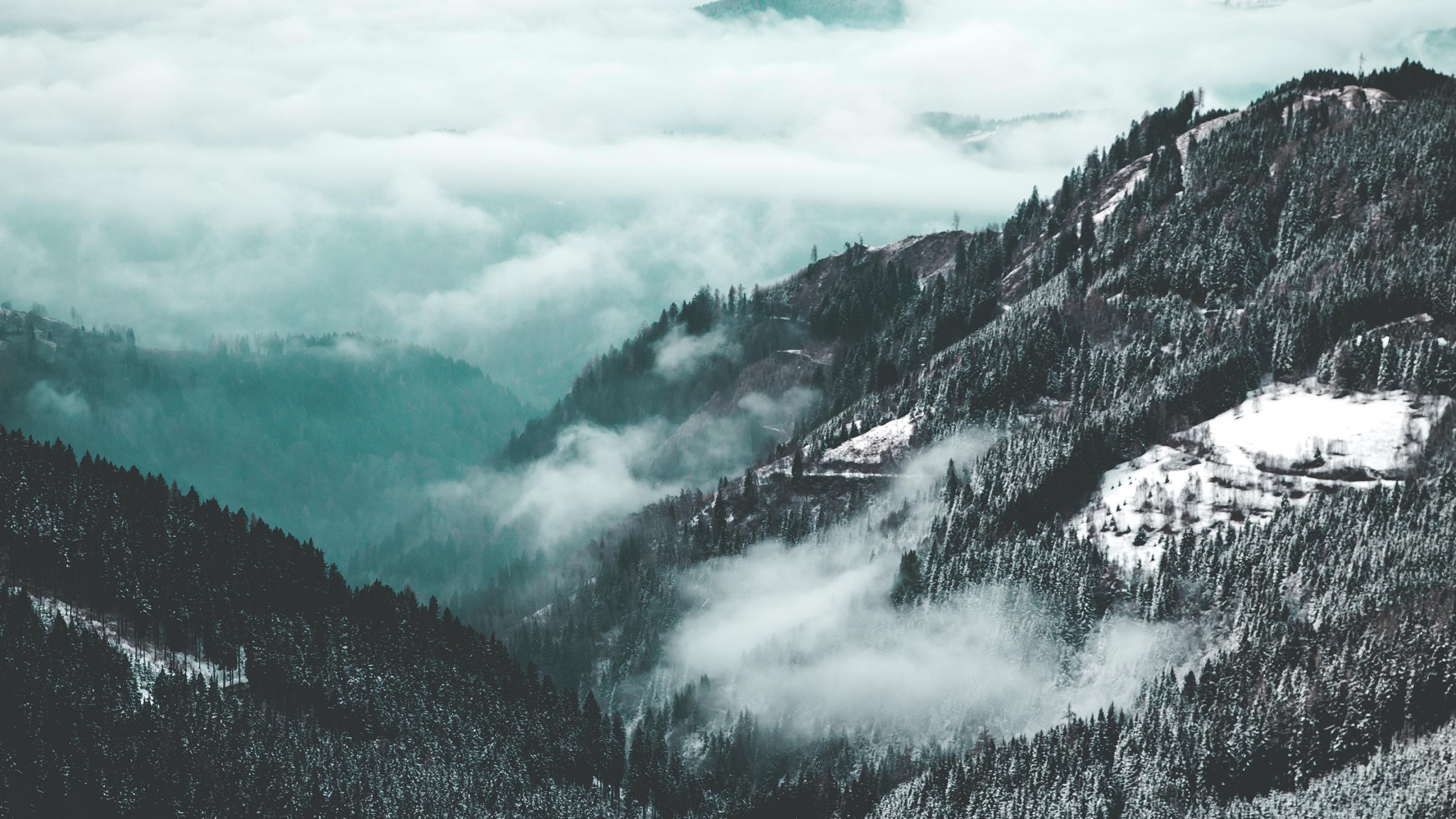 Обои гора, горный рельеф, нагорье, холм, хребет в разрешении 2560x1440