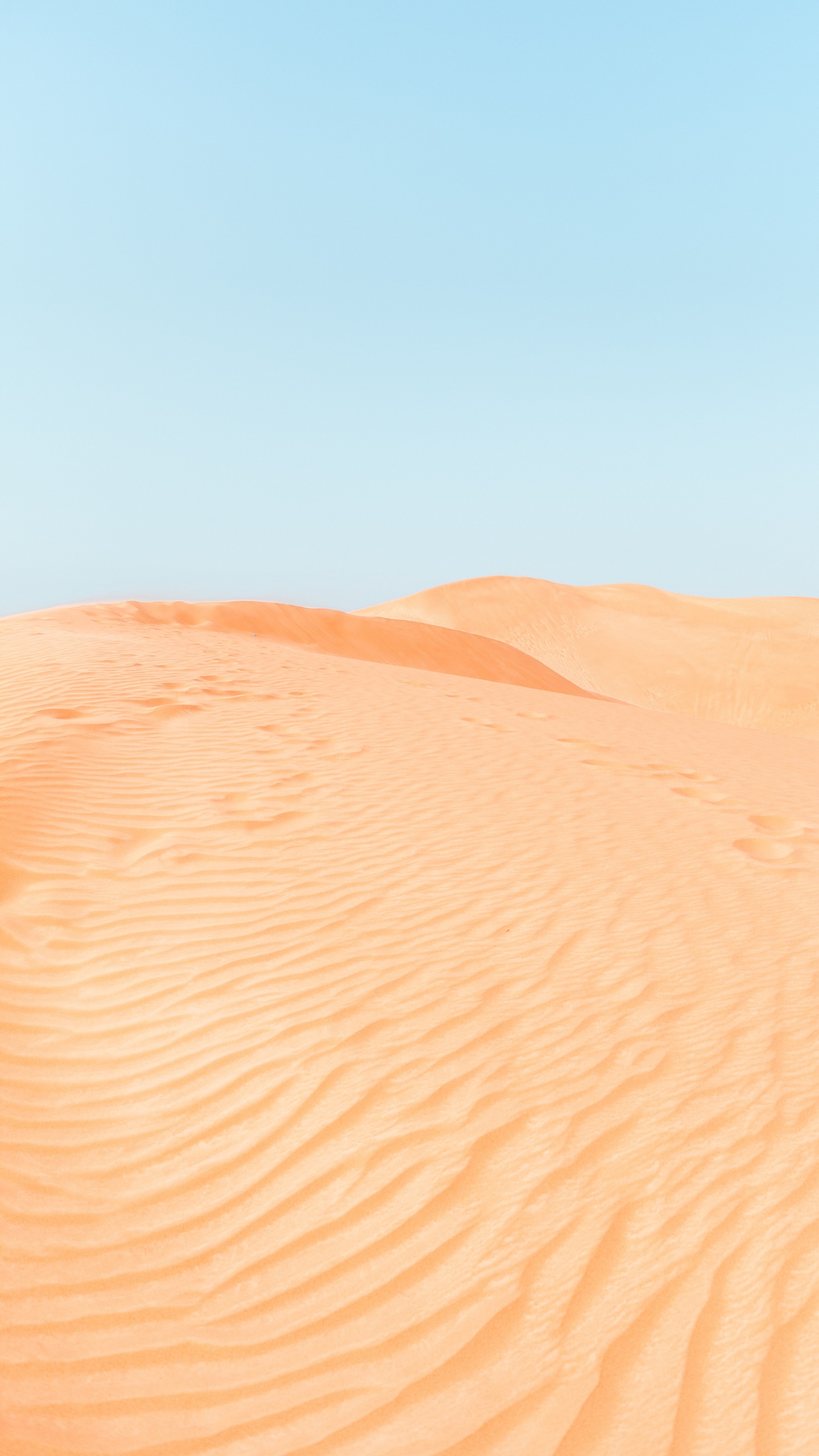 Обои пустыня сахара, пейзаж, десерт, окружающая среда, Дюна в разрешении 1440x2560