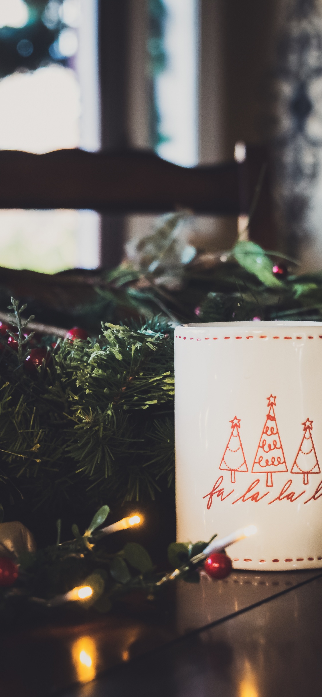 Обои событие, родина, Рождественский день, Сочельник, дерево в разрешении 1125x2436