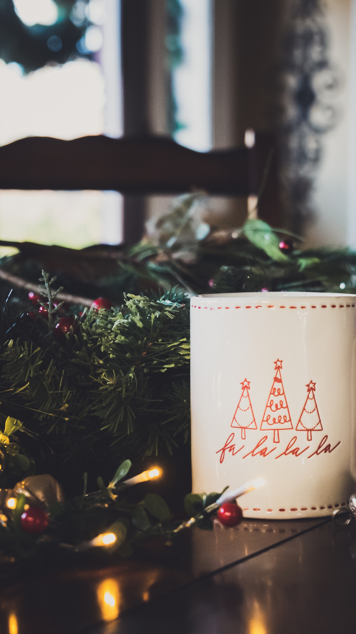 Обои событие, родина, Рождественский день, Сочельник, дерево в разрешении 1440x2560