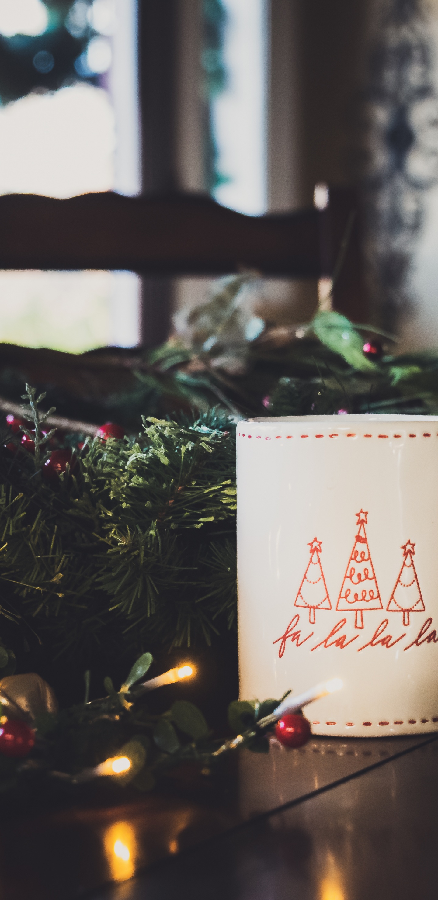 Обои событие, родина, Рождественский день, Сочельник, дерево в разрешении 1440x2960