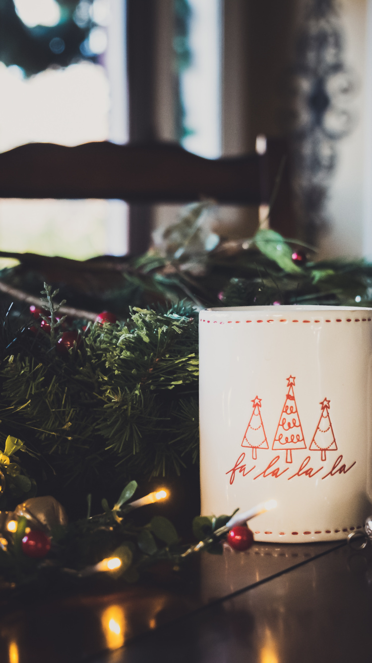 Обои событие, родина, Рождественский день, Сочельник, дерево в разрешении 750x1334