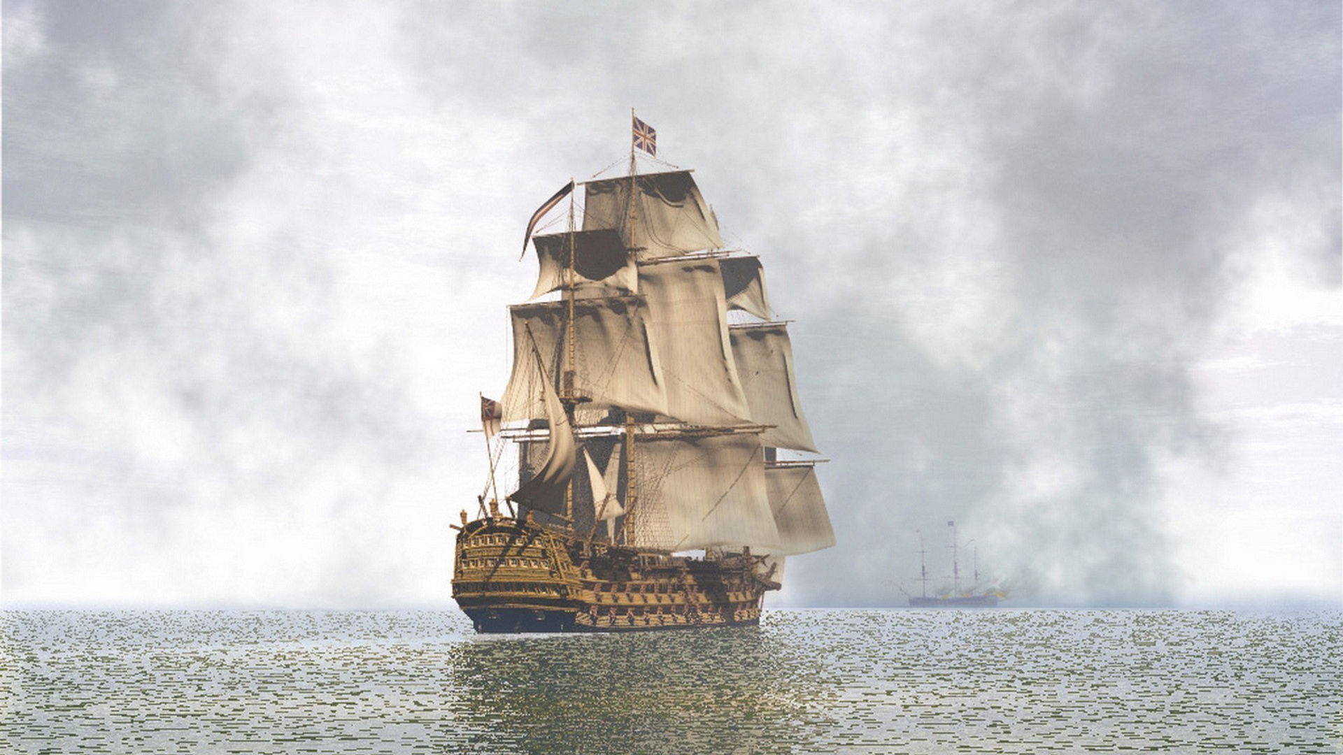 Обои Виктори, парусник, лодка, флагман, высокий корабль в разрешении 1920x1080