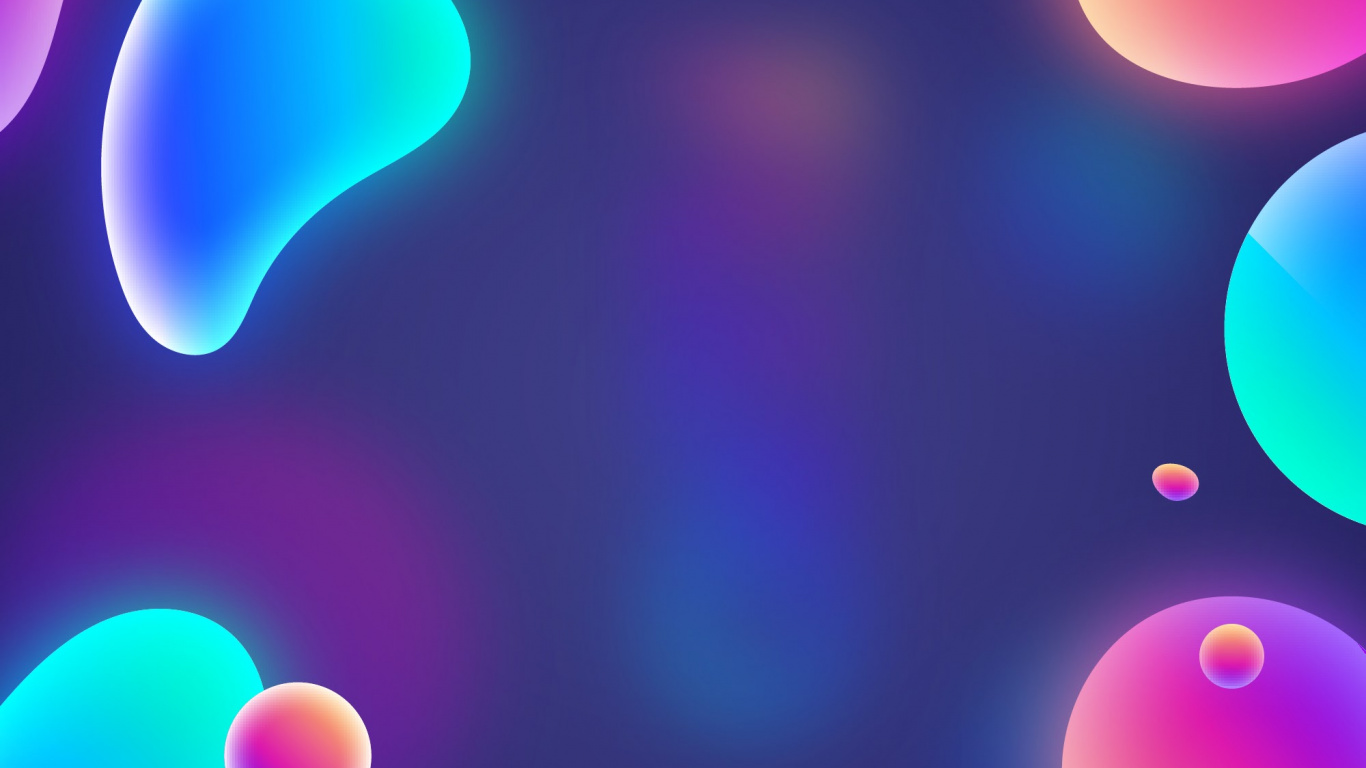 Обои свет, арт, графический дизайн, красочность, лазурный в разрешении 1366x768