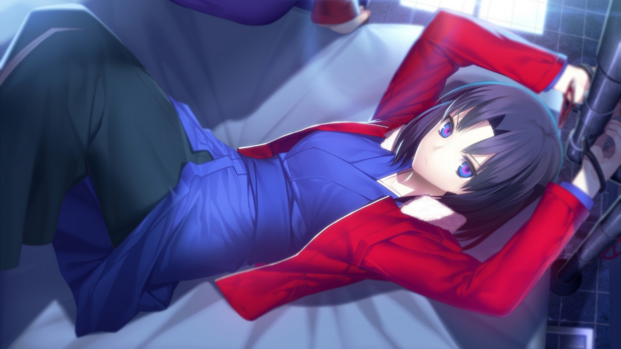 Обои сад грешников, аниме, мультфильм, рот, длинные волосы в разрешении 1280x720