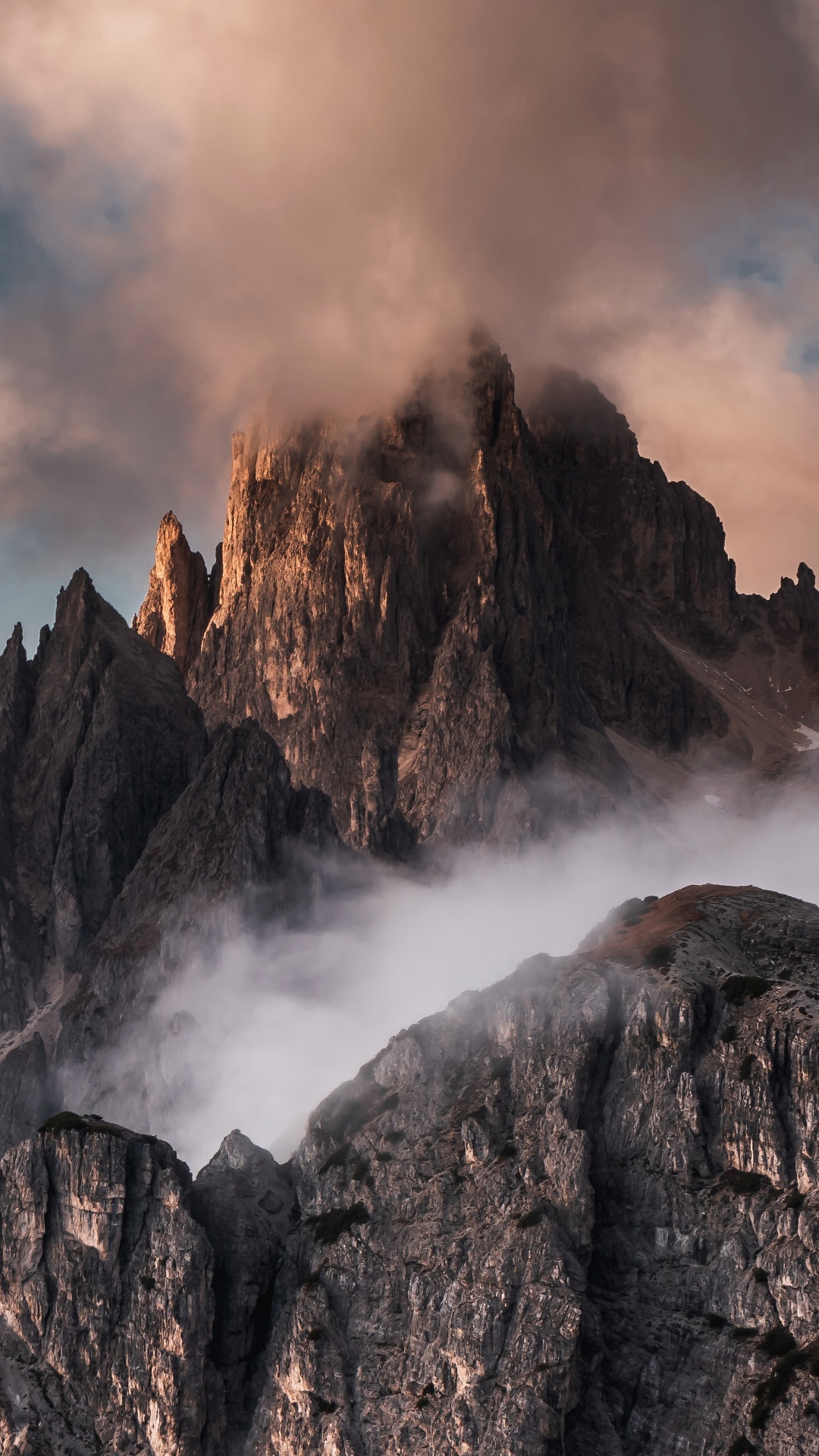 Обои microsoft windows, облако, гора, атмосфера, нагорье в разрешении 1080x1920