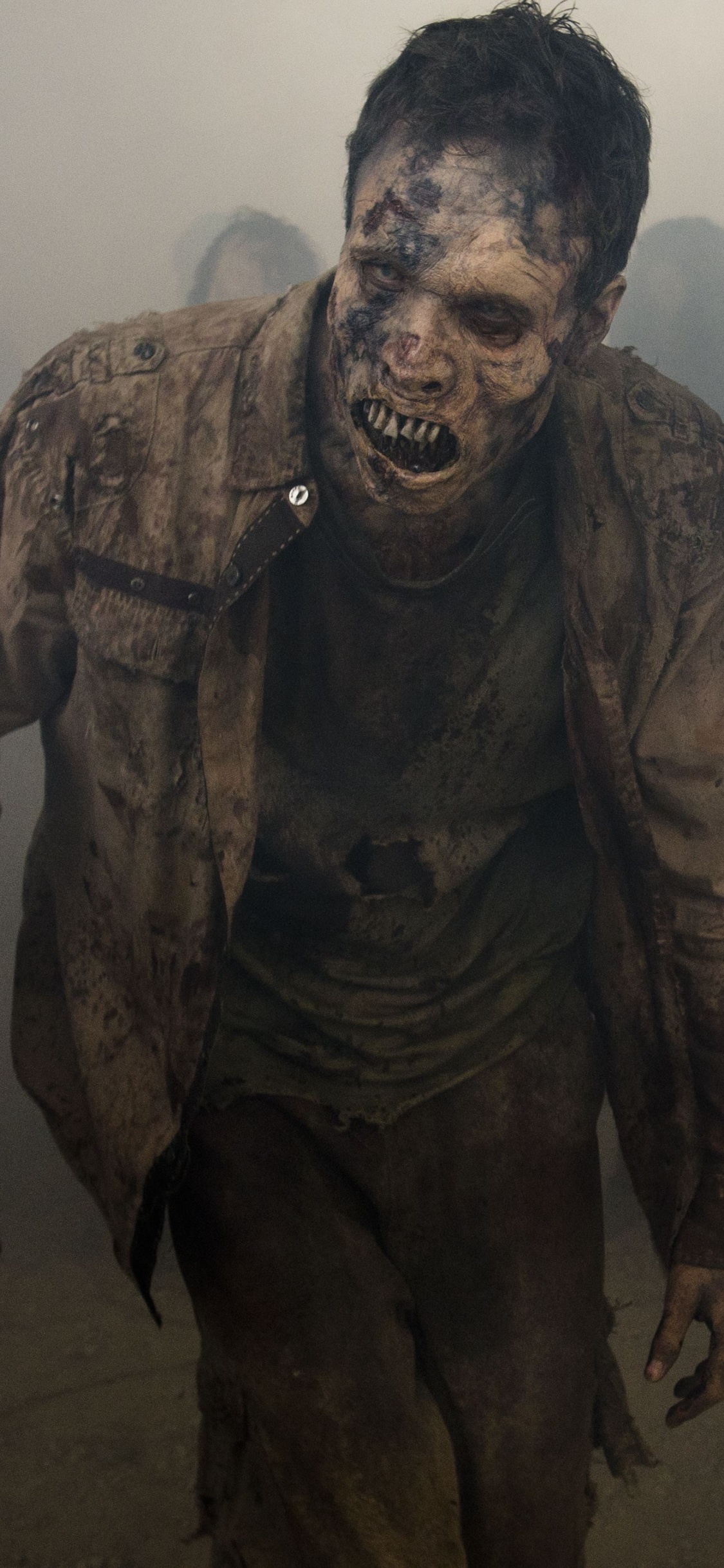 Обои Рик Граймс, Ниган, АМЦ, Ходячие Мертвецы - 7 Сезон, человек в разрешении 1125x2436