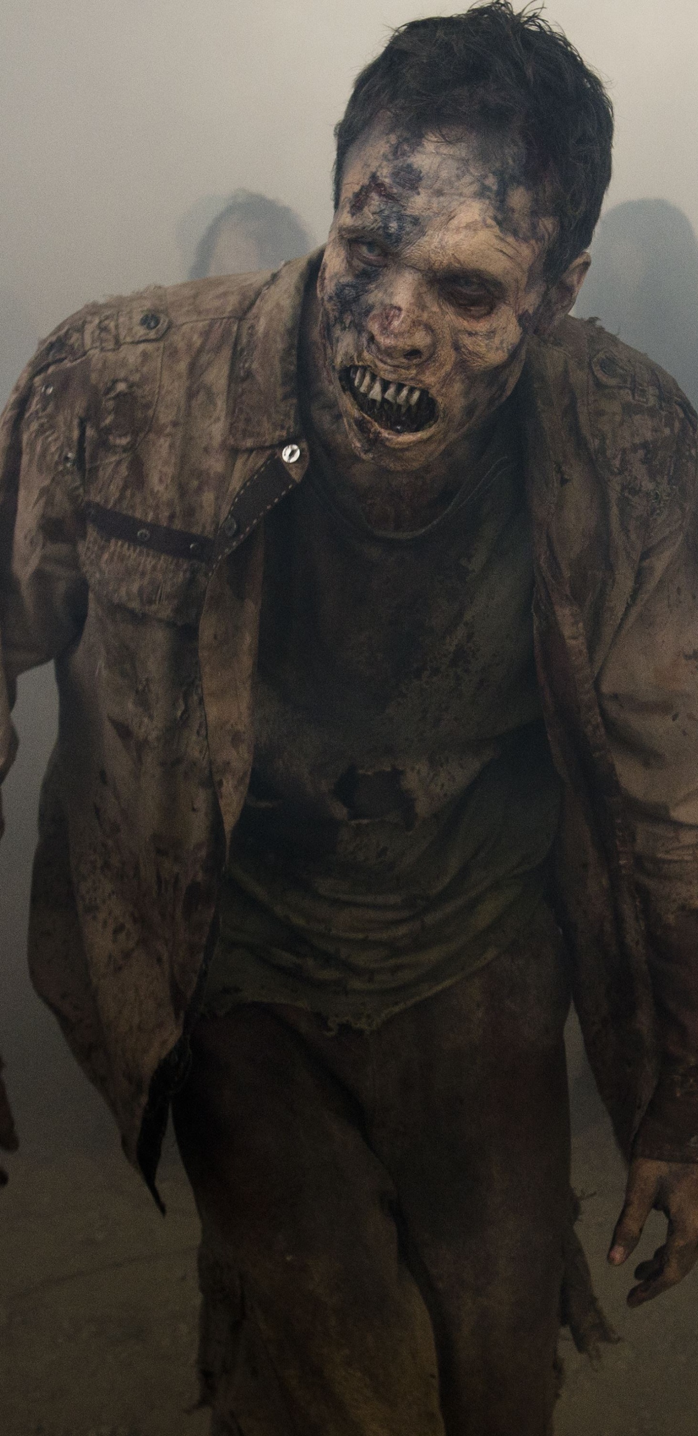 Обои Рик Граймс, Ниган, АМЦ, Ходячие Мертвецы - 7 Сезон, человек в разрешении 1440x2960