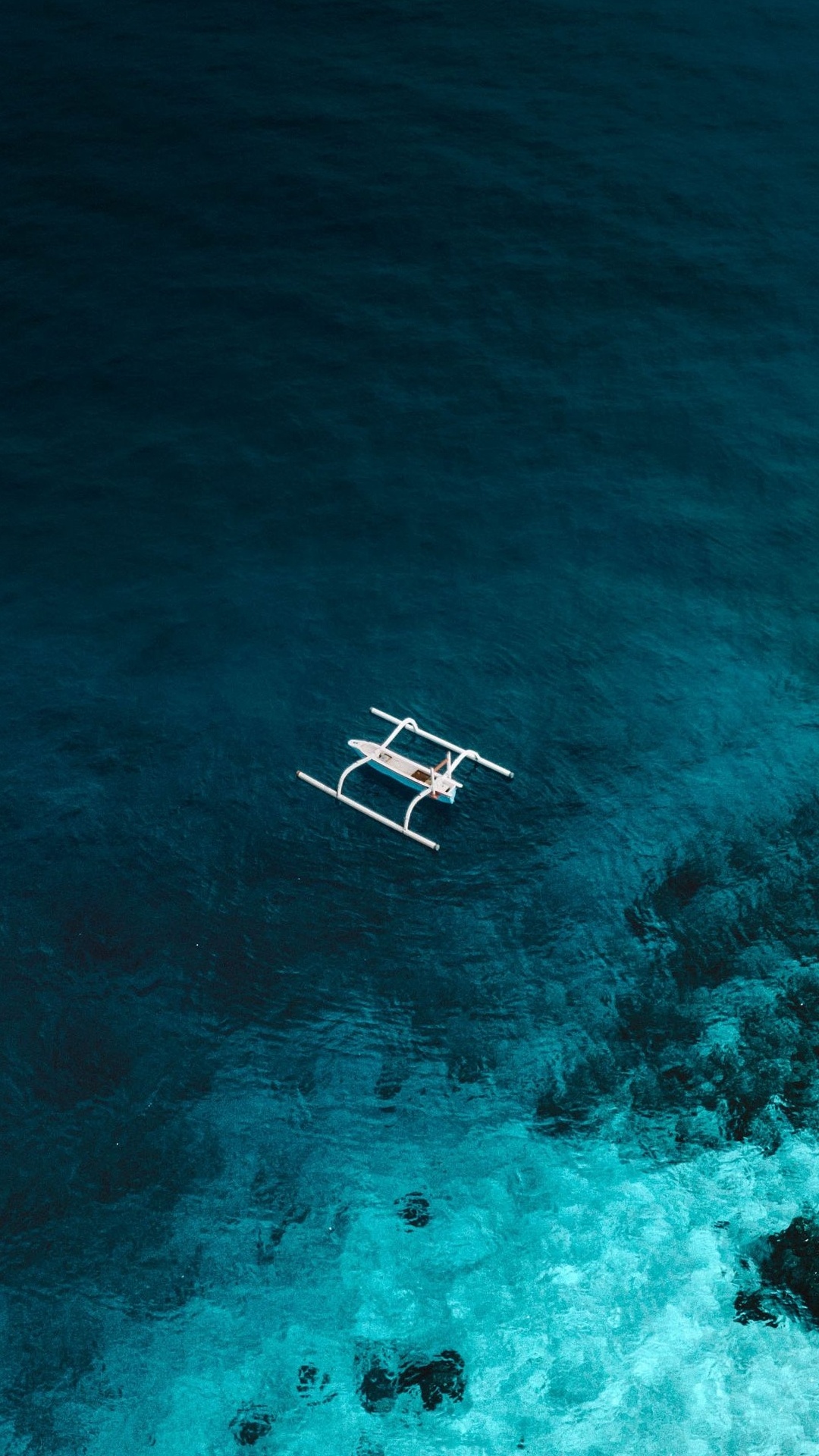 Обои море, смартфон, вода, синий, лазурный в разрешении 1080x1920