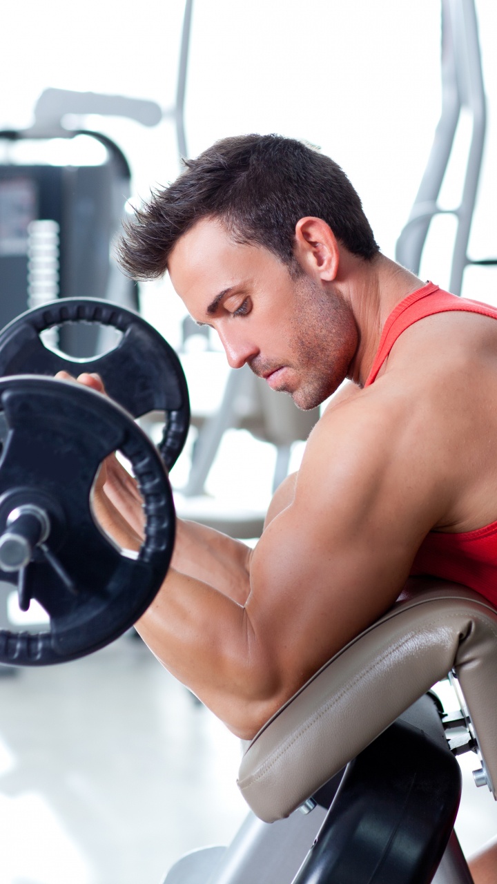 Обои упражнение, мышца, силовые тренировки, силовая тренировка, физическая подготовка в разрешении 720x1280