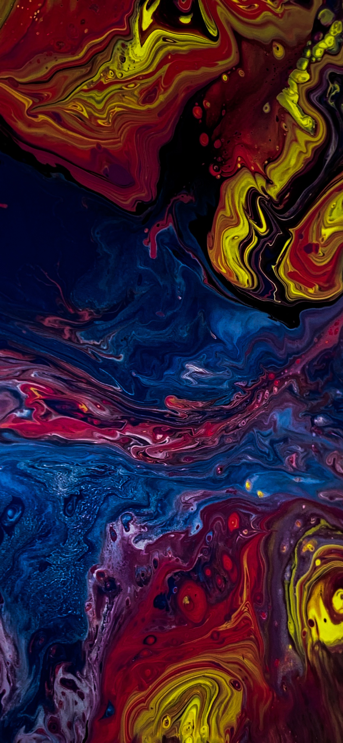 Обои абстрактное искусство, визуальное искусство, акриловая краска, акварельная живопись, арт в разрешении 1125x2436