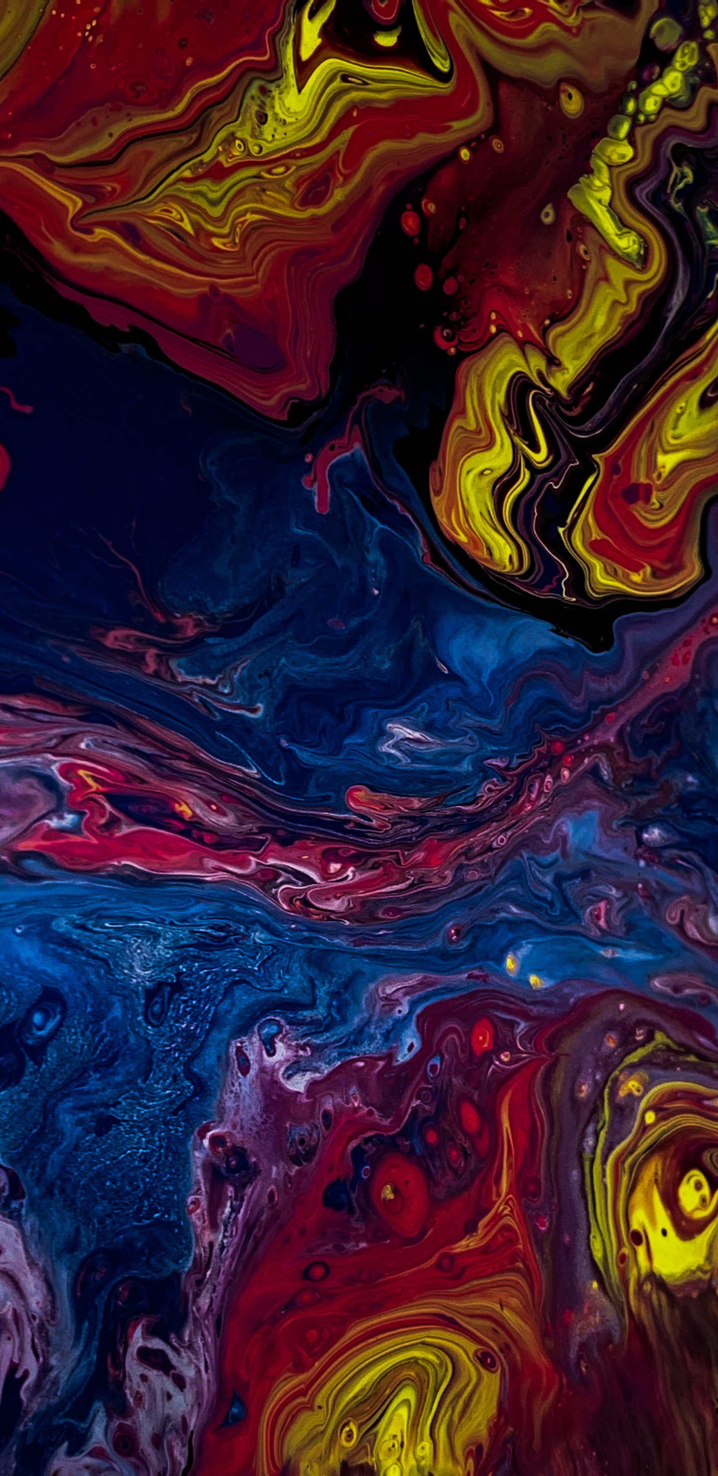 Обои абстрактное искусство, визуальное искусство, акриловая краска, акварельная живопись, арт в разрешении 1440x2960