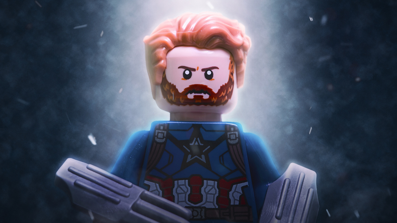 Обои Капитан Америка, Железный человек, игрушка, фигурка, иллюстрация в разрешении 1366x768