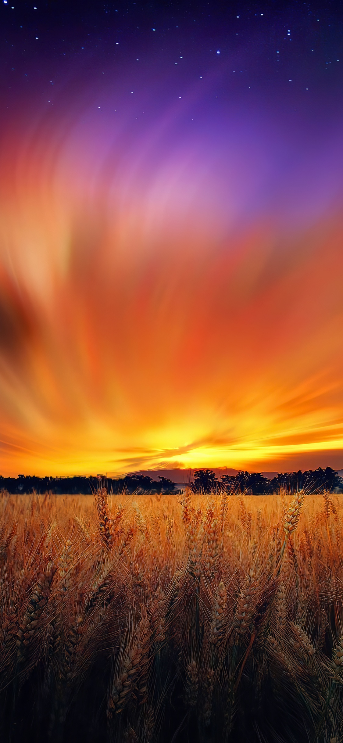 Обои облако, атмосфера, дневное время, послесвечение, вода в разрешении 1125x2436