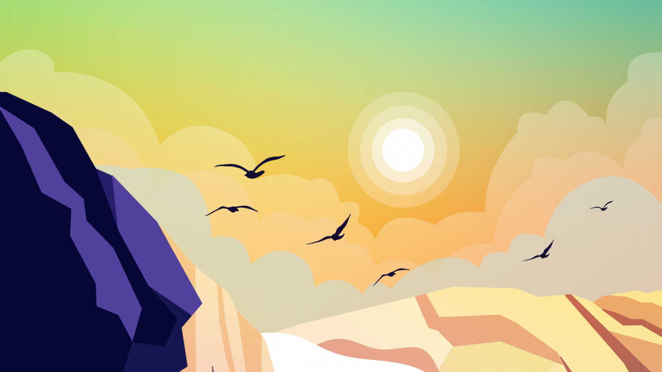 Обои облако, экорегион, природный ландшафт, окружающая среда, гора в разрешении 1366x768