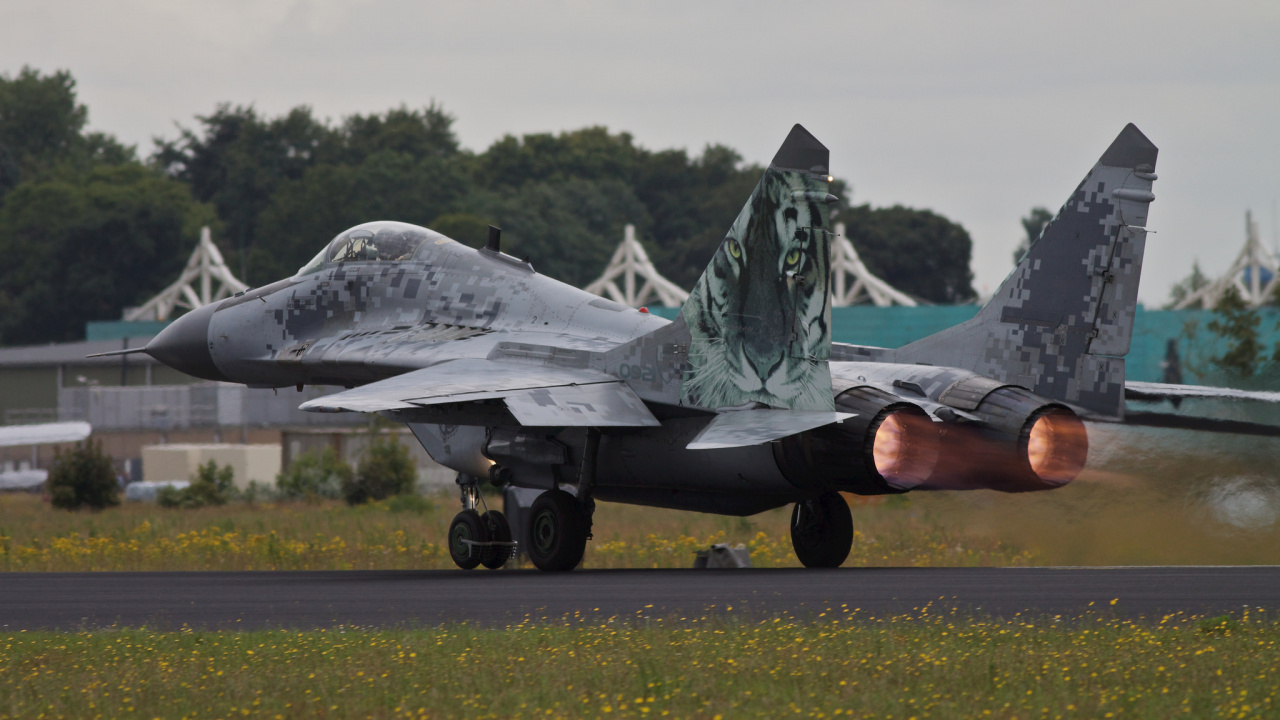 Обои воздушные силы, самолет, самолеты, истребительная авиация, военный самолет в разрешении 1280x720