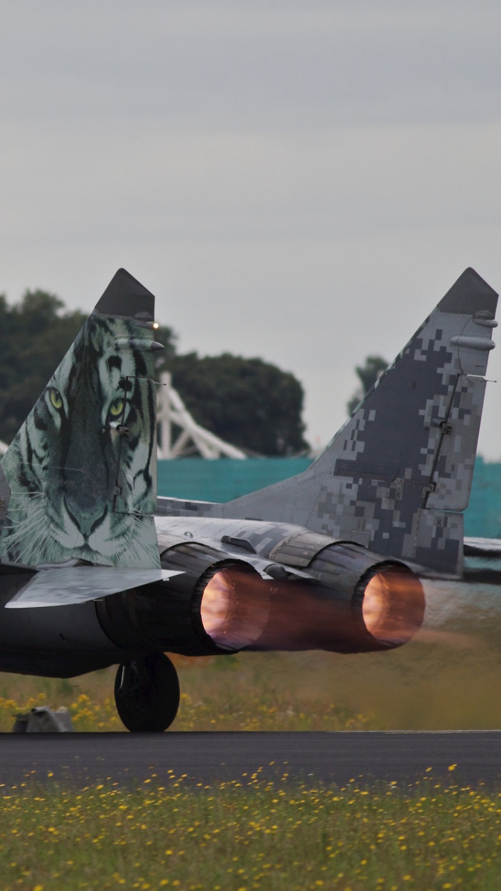 Обои воздушные силы, самолет, самолеты, истребительная авиация, военный самолет в разрешении 720x1280