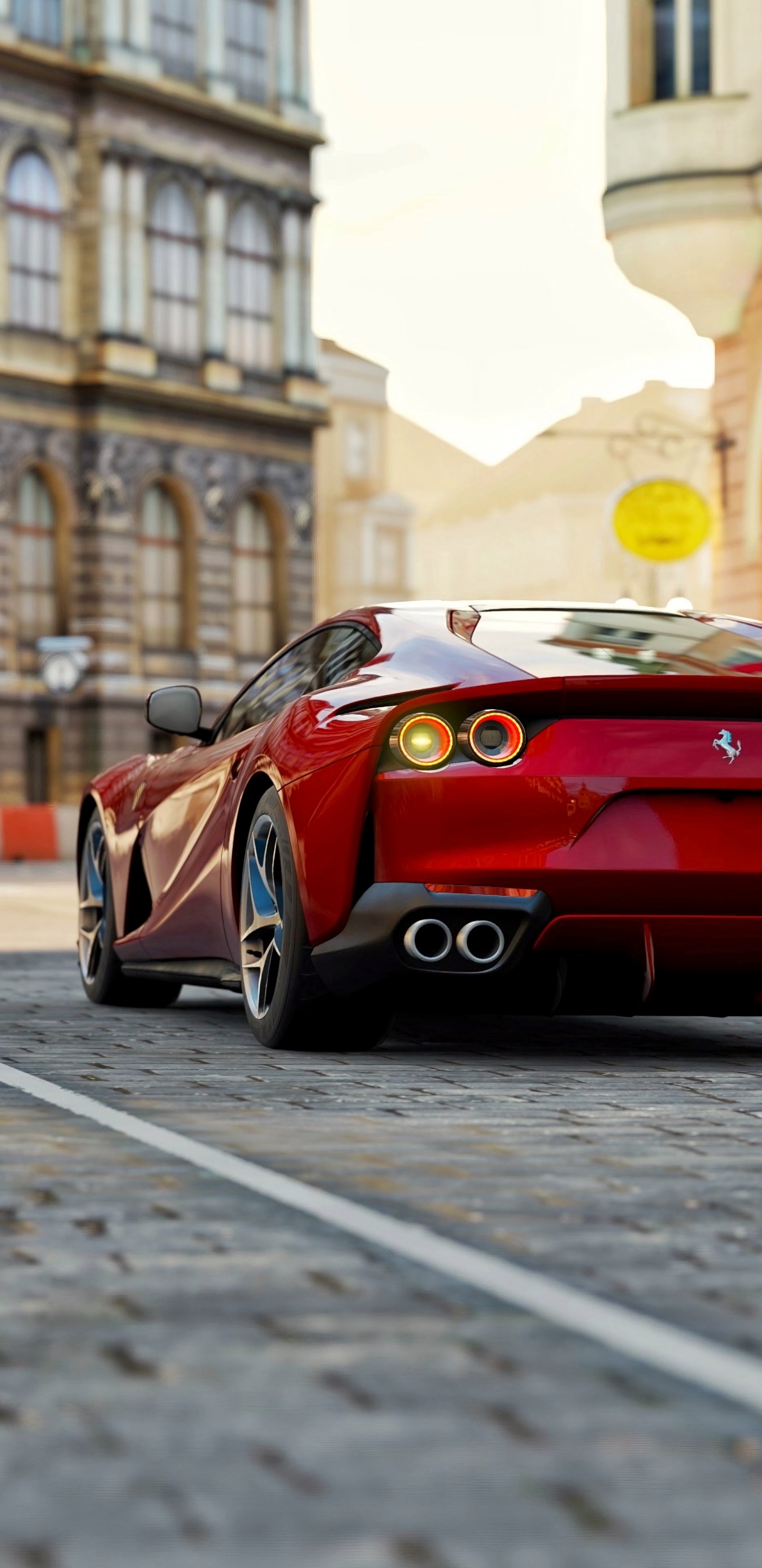 Обои спорткар, авто, суперкар, Ламборджини, Ferrari в разрешении 1440x2960