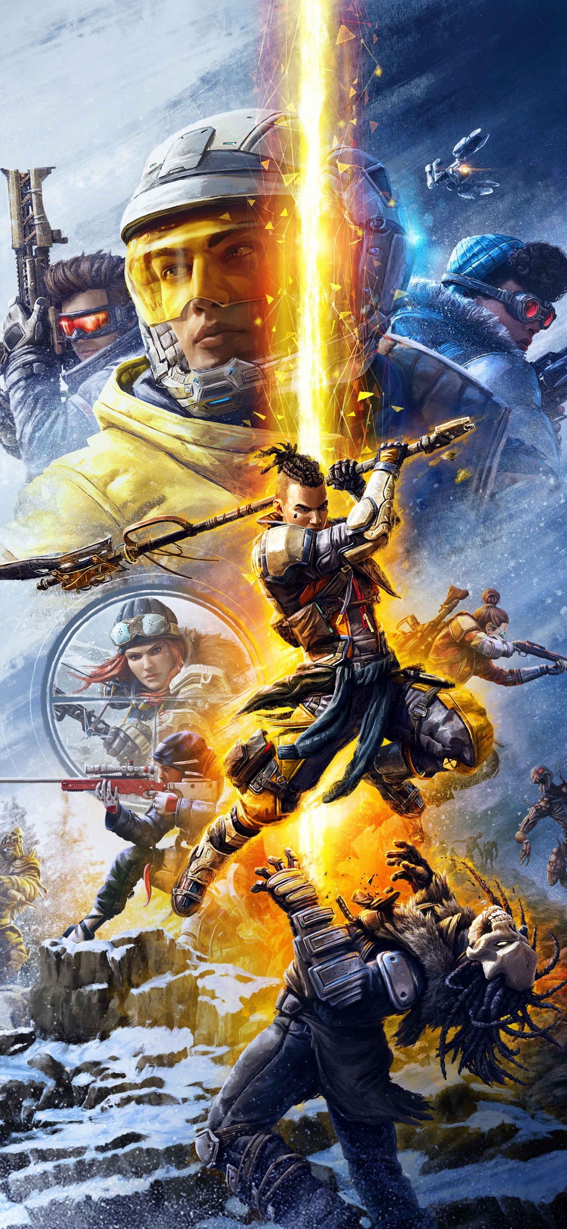 Обои мусорщик, xbox one, playstation 4, падальщики оригинальный саундтрек, мир в разрешении 1125x2436