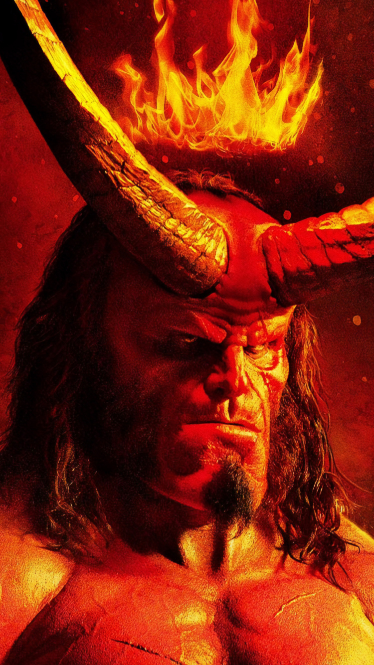 Обои демон, графика, темнота, мифология, фильм в разрешении 750x1334