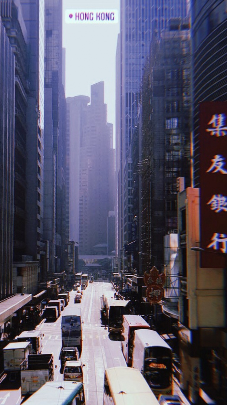 Обои небоскреб, башня, городской район, город, метрополия в разрешении 750x1334