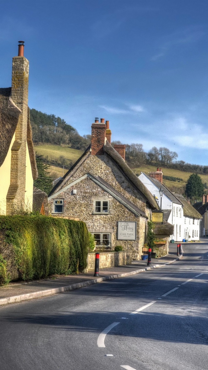 Обои Аксмут, деревня, свойство, Хаус, коттедж в разрешении 720x1280