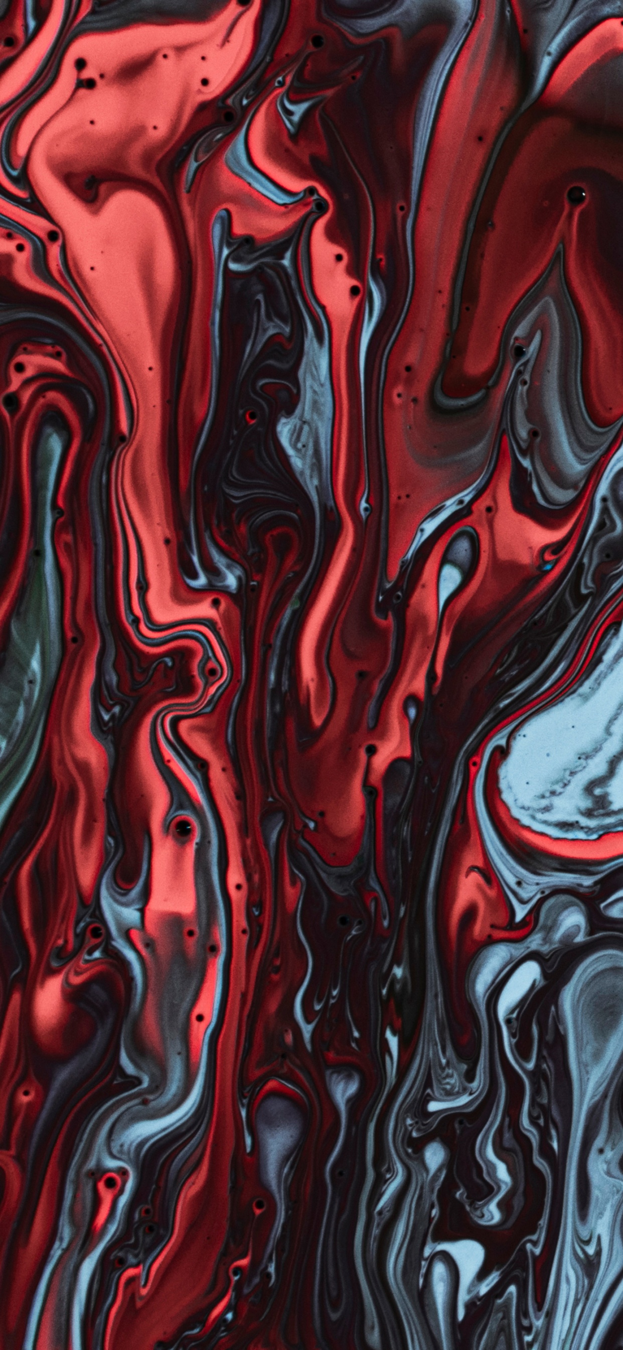 Обои ткань, жидкий, арт, красный цвет, пурпурный цвет в разрешении 1242x2688