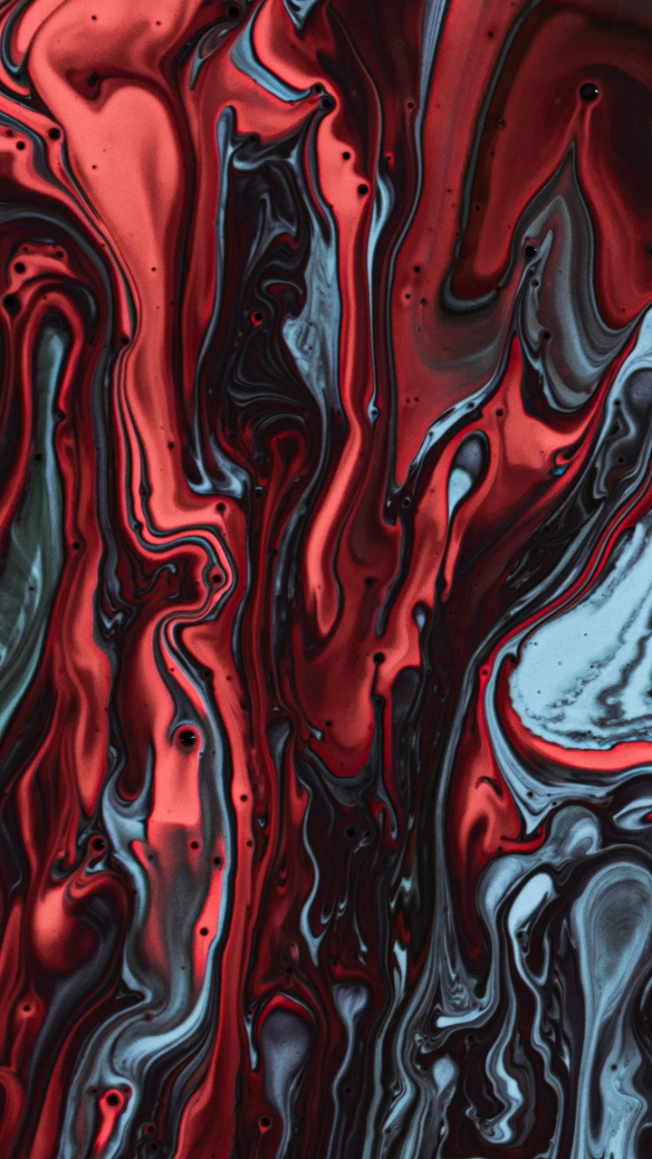 Обои ткань, жидкий, арт, красный цвет, пурпурный цвет в разрешении 720x1280