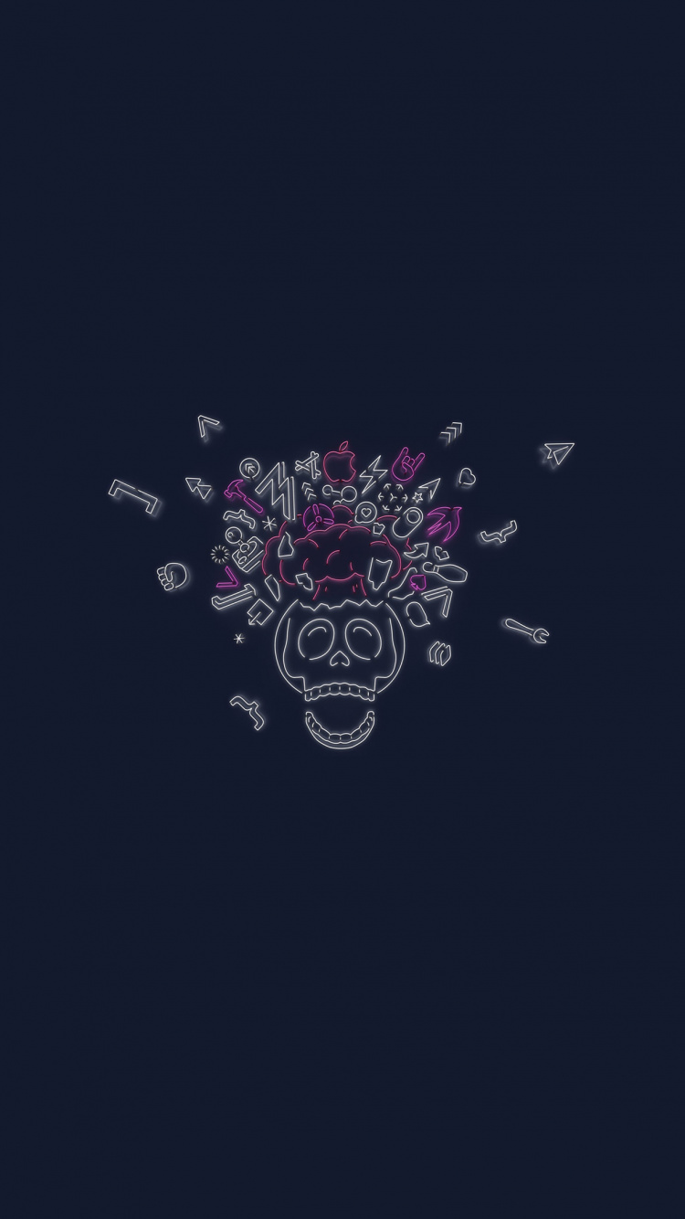 Обои apple, iPhone, WWDC 2019, яблоко, iOS 13 в разрешении 750x1334